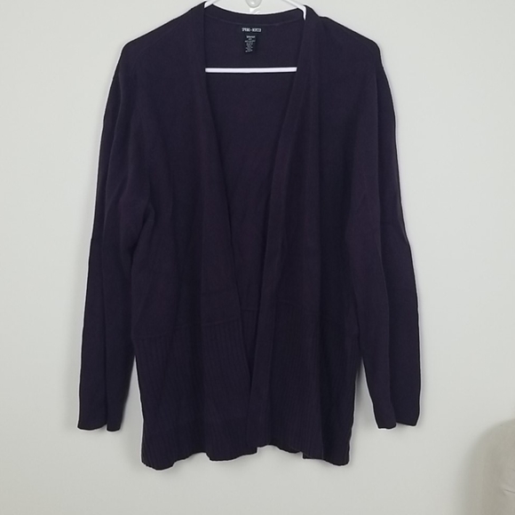 Plus size purple cardigan - Picture 1 of 3